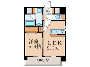 ノブレ梅北の物件間取画像